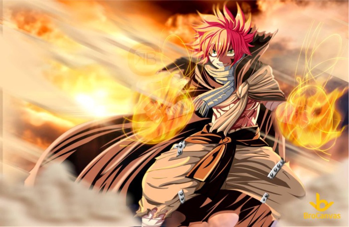 Ảnh anime nam ngầu Natsu Dragneel