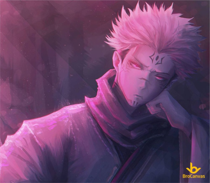 ảnh anime ngầu Sukuna trầm tư