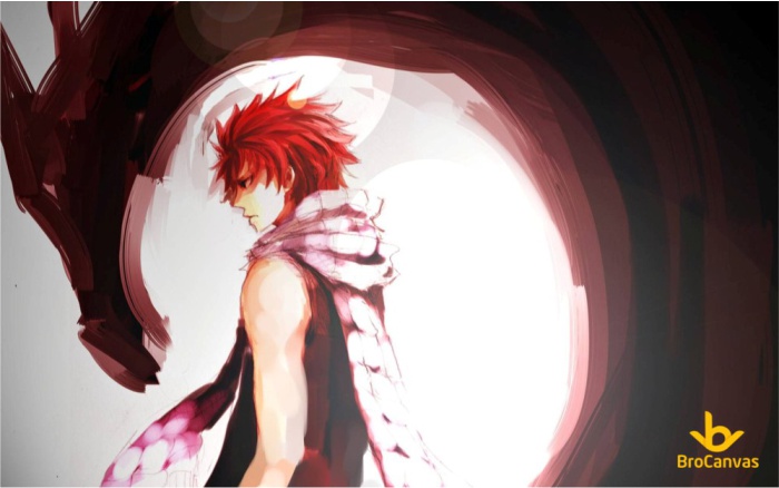 ảnh anime đẹp Natsu Dragneel và hỏa Igneel