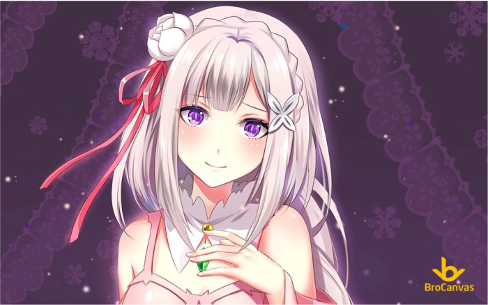 ảnh anime nữ đẹp cô gái e thẹn