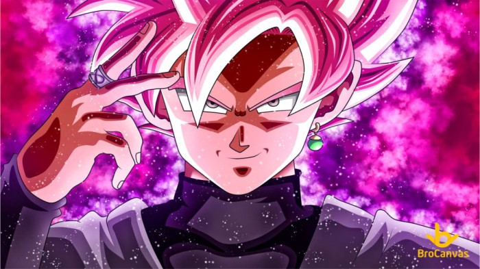 Ảnh anime nam ngầu Goku Black Rose đắc ý
