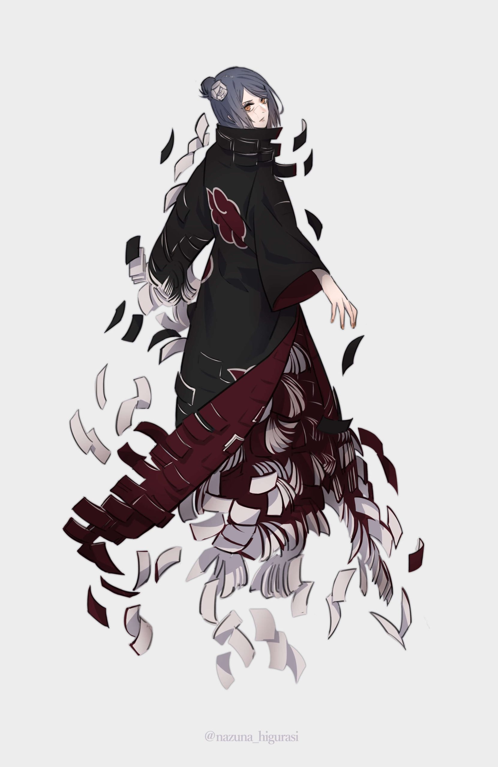 Hình Naruto Shippuuden, Akatsuki (Naruto Shippuuden), Higurashi 77, Konan, anime girls, Akatsuki, anime, 2K