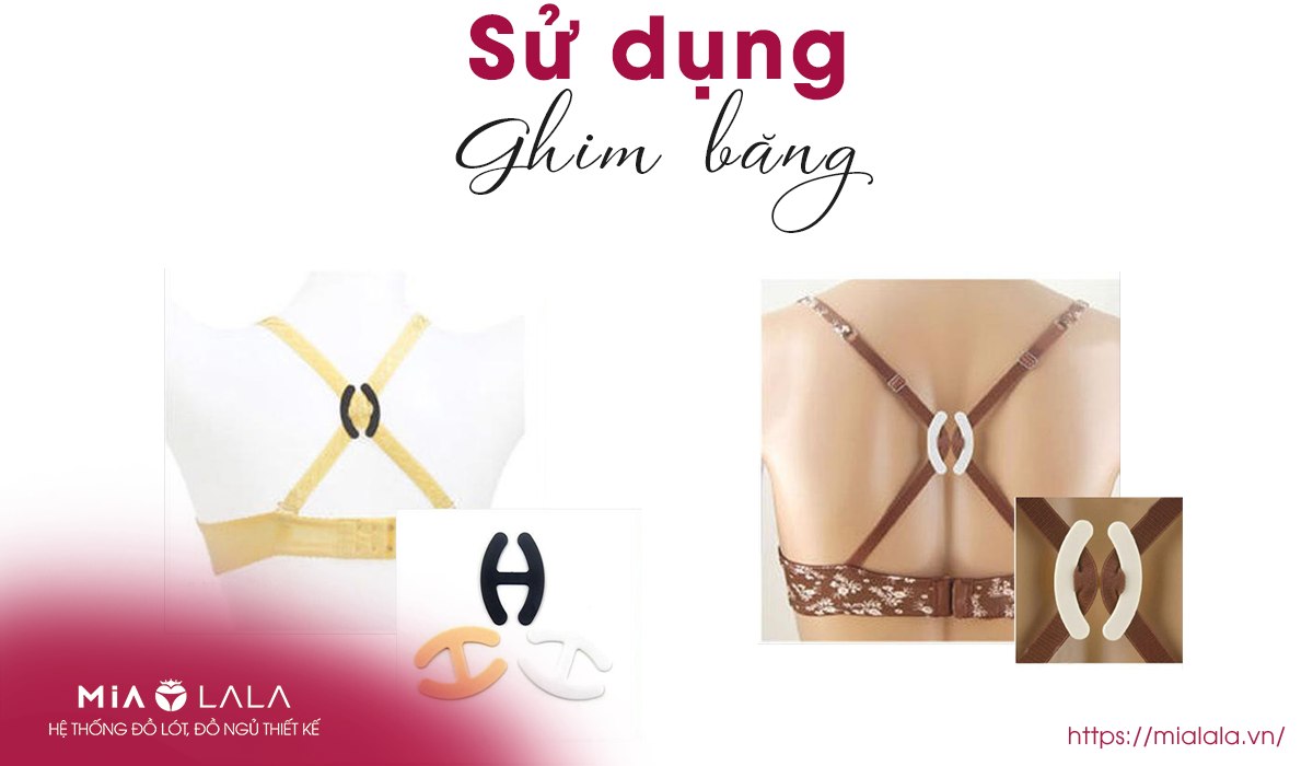 Sử dụng móc cài dây áo