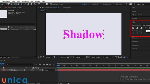 Tạo hiệu ứng text