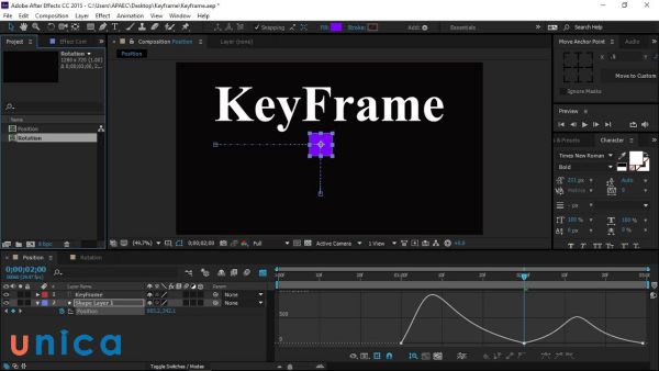 Công cụ và tính năng cơ bản của After Effects