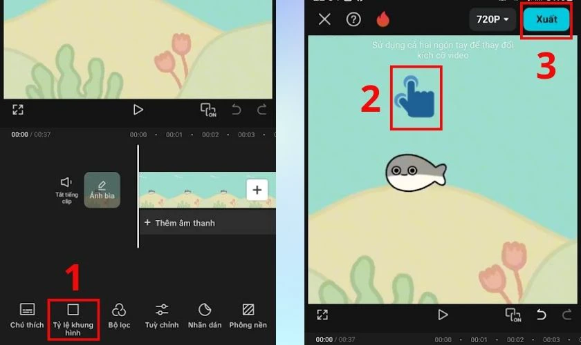 Cách xóa chữ trên video trên điện thoại bằng Capcut