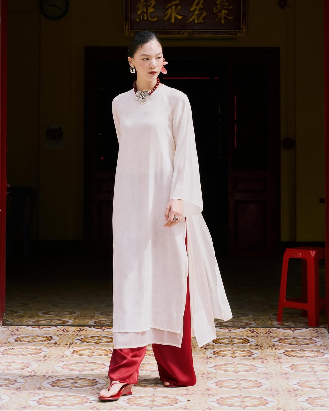 áo dài Tết LALIN