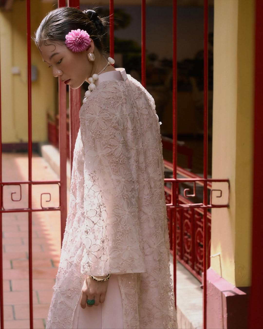 BST áo dài Tết Maison Thuy