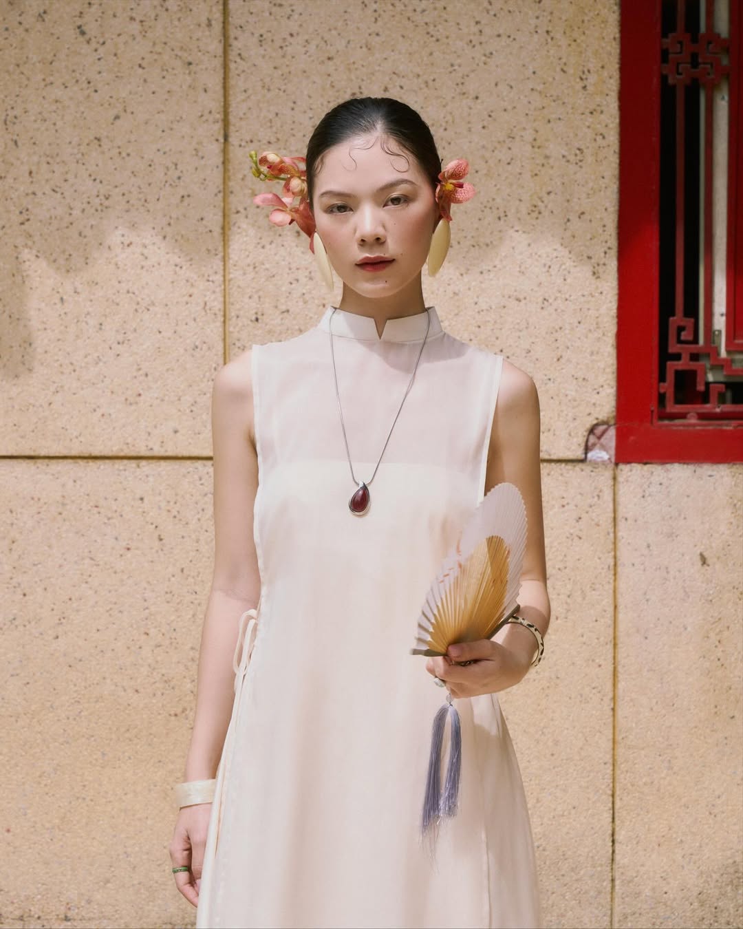 BST áo dài Tết Maison Thuy