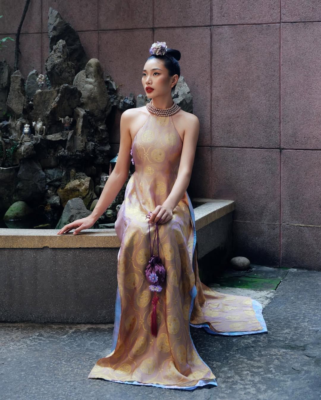 BST áo dài Tết Onon Monde