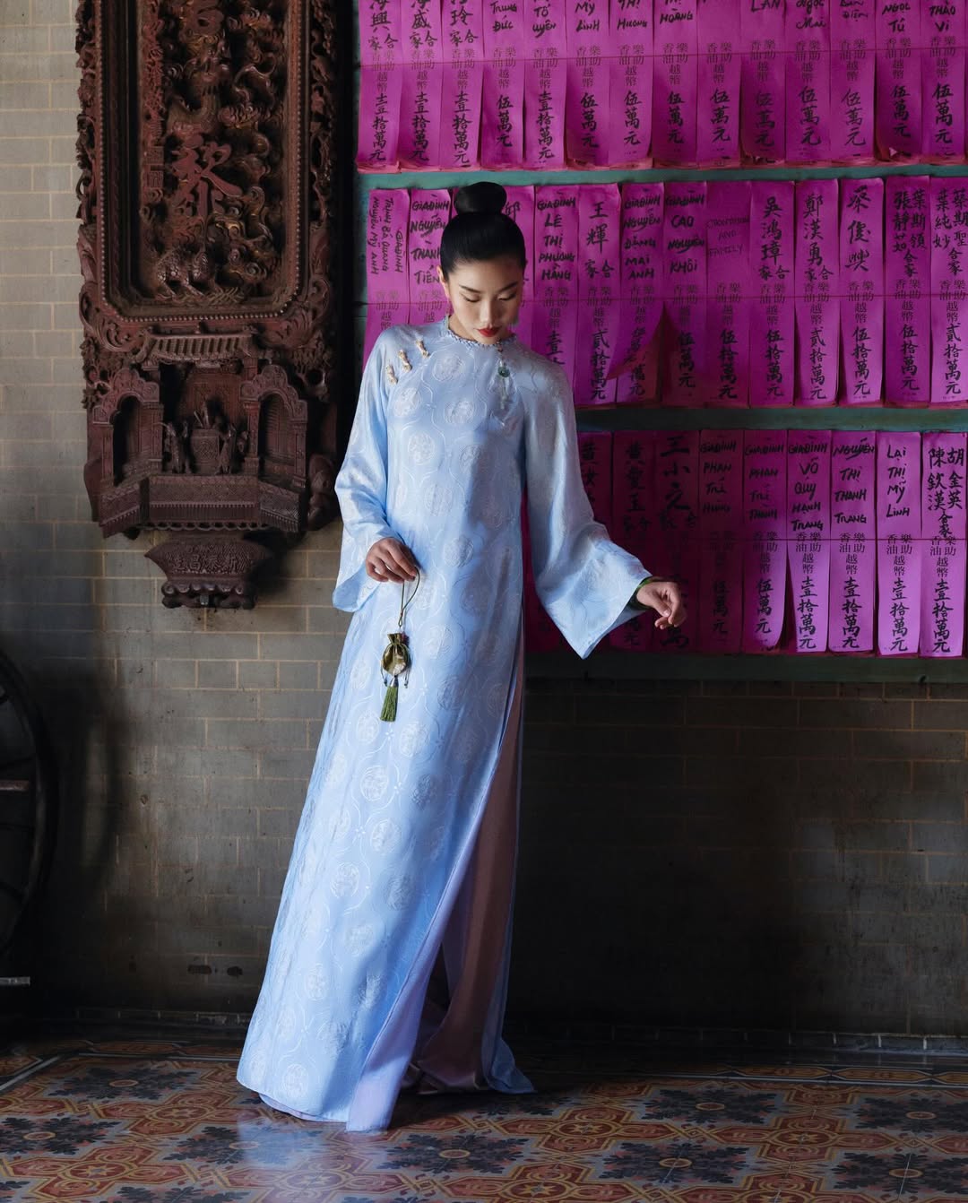 BST áo dài Tết Onon Monde