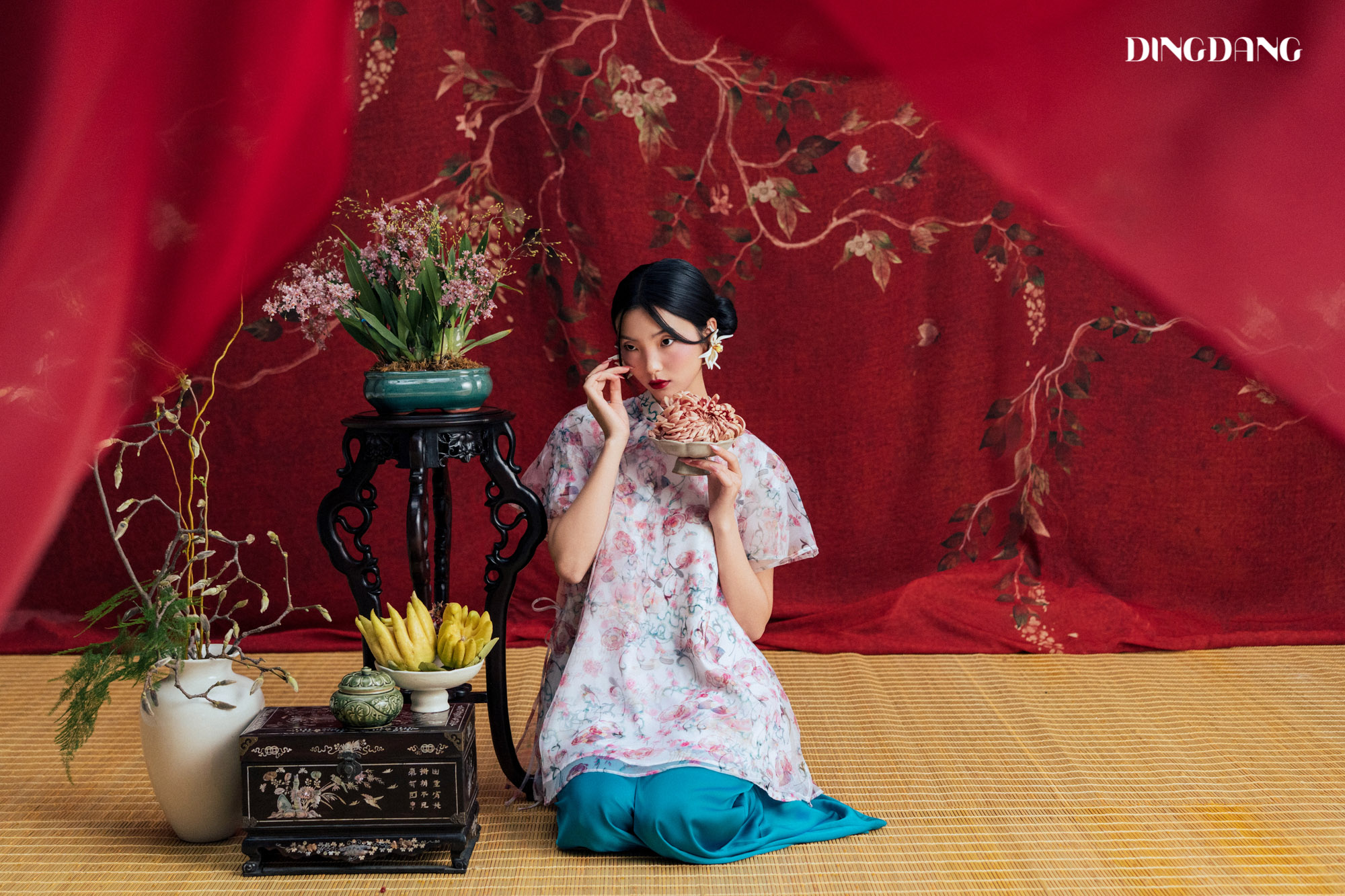 Áo dài Tết Đing Đang