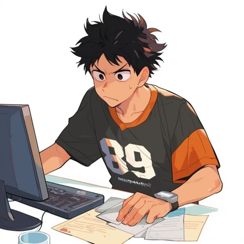 Meme chạy deadline hài hước