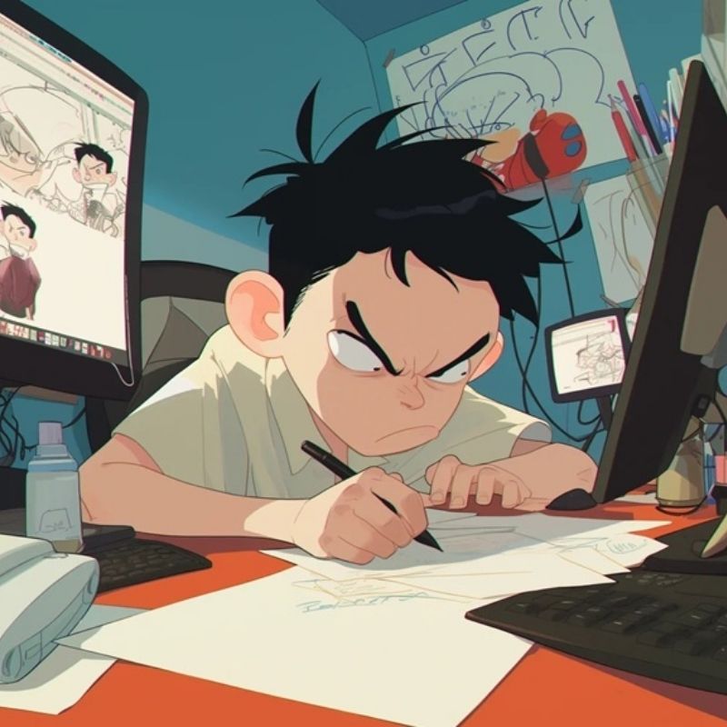 Meme chạy deadline cho học sinh