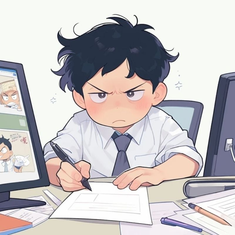 Meme chạy deadline ngầu lòi