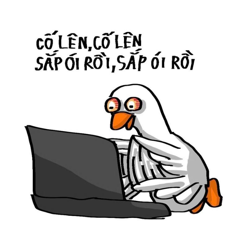 Meme deadline kèm chữ bá đạo