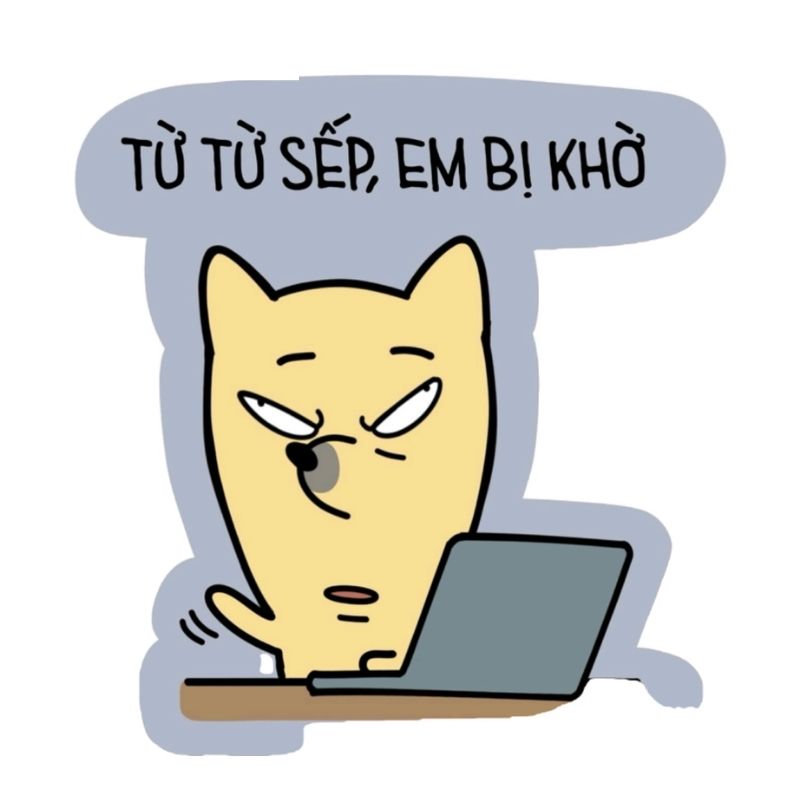 meme chạy deadline có chữ lầy lội