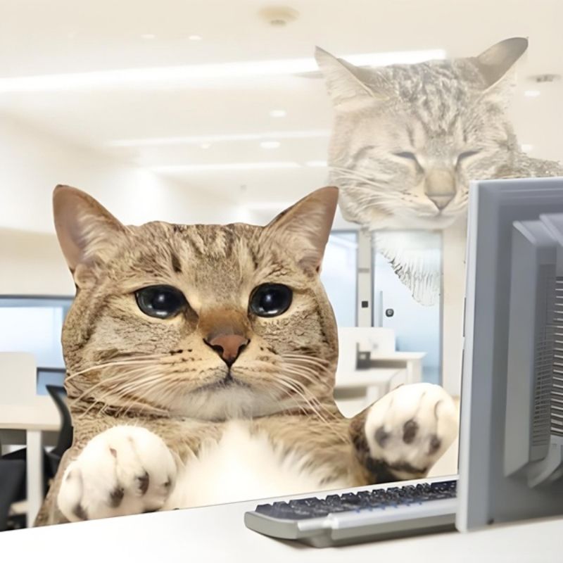 Meme deadline dí chạy siêu ngầu