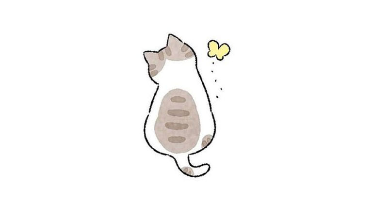 hình vẽ mèo chibi