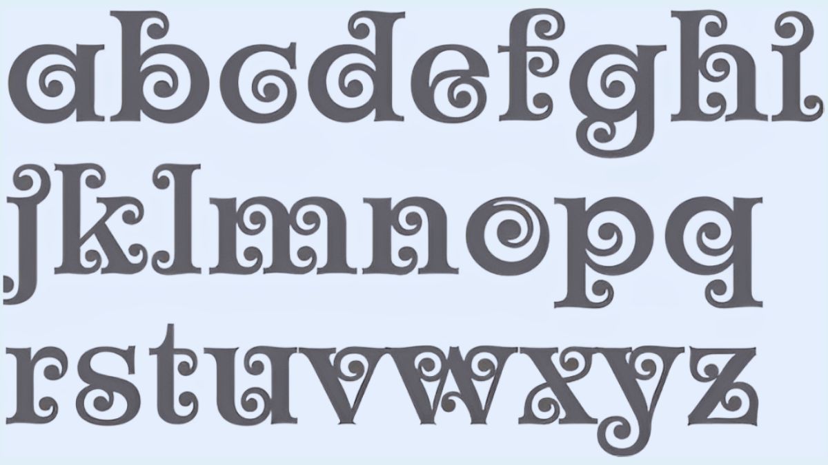 Mẫu chữ hoa sáng tạo dễ viết nghệ thuật