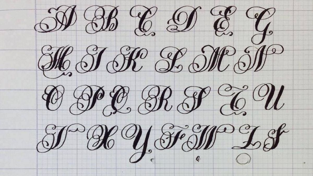 Chữ hoa sáng tạo dễ viết cho luyện chữ