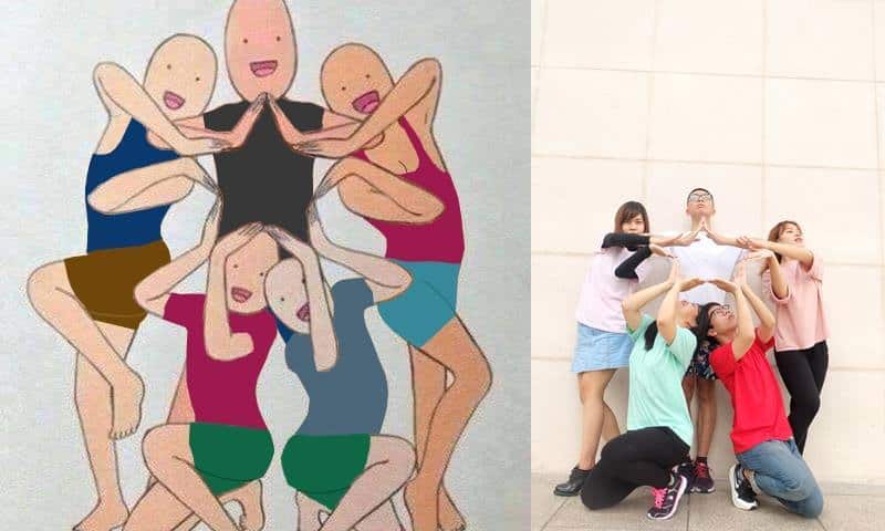 Ngôi sao phiên bản 5 người - Nguồn ảnh: Internet