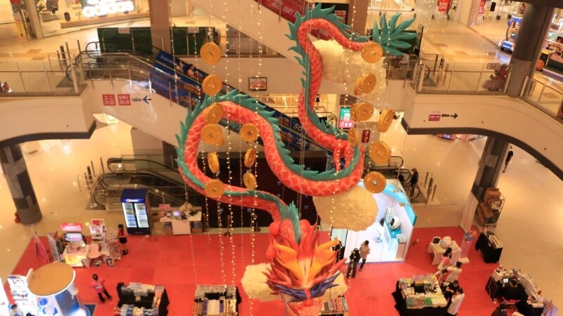 Aeon Mall Tân Phú rộng rãi với phong cách trang trí độc đáo (Nguồn: Sưu tầm)