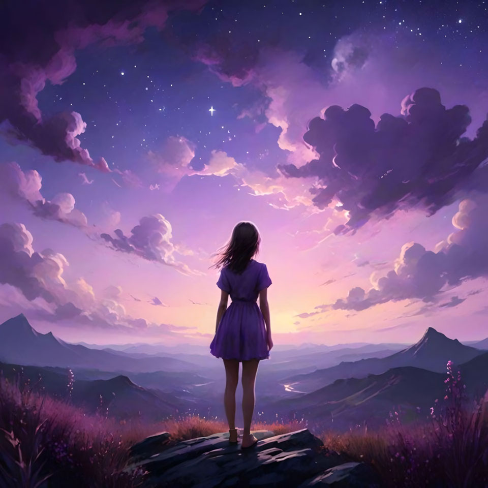 Avatar anh co gai buon quay lung anime 960px 960px avatar 33