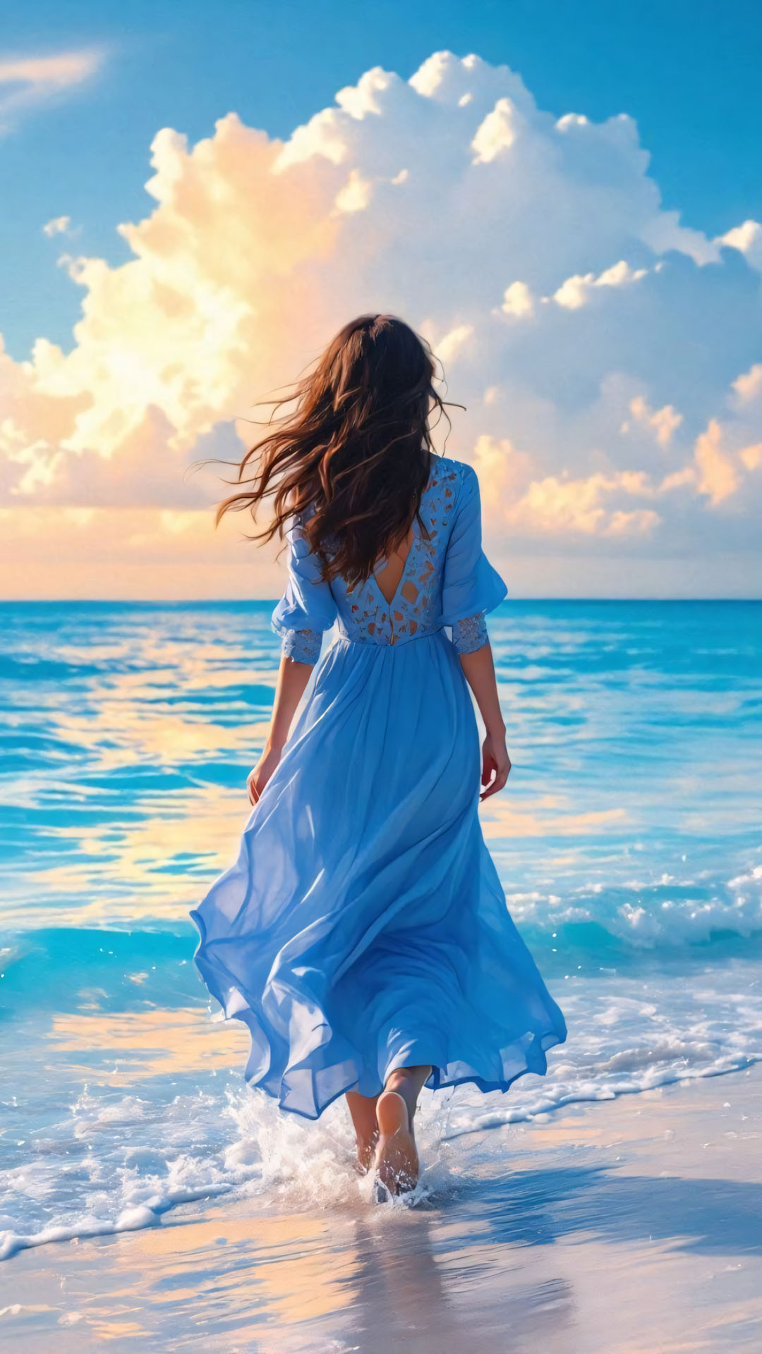 Hinh nen anh co gai buon quay lung anime 1920px 1080px full hd 11 1