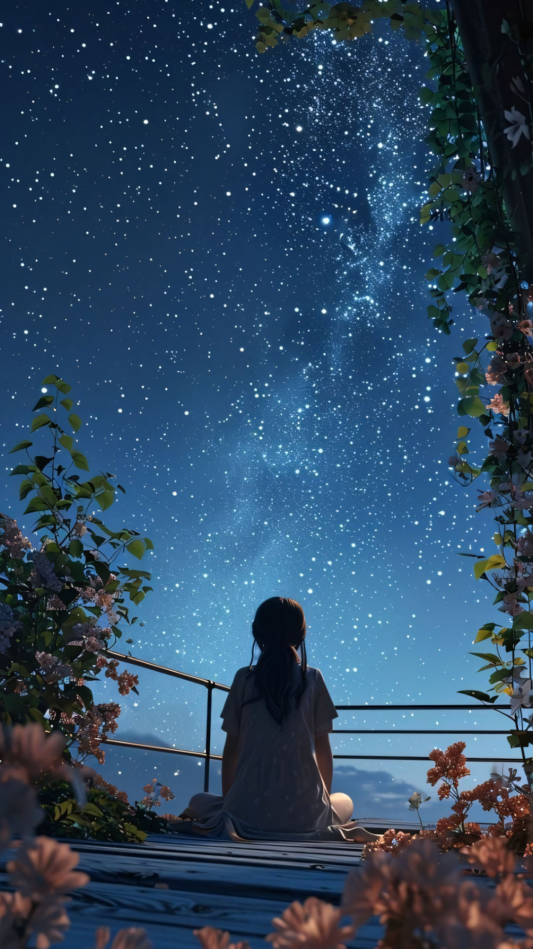 Hinh nen anh co gai buon quay lung anime 1920px 1080px full hd 12 1