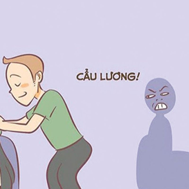 Cơm chó meme có caption hài bựa