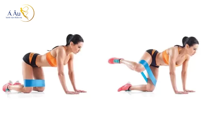 Muốn sở hữu mông to căng trong, không bị hóp ở hai bên hông, bạn có thể thực hiện bài tập Fire Hydrant