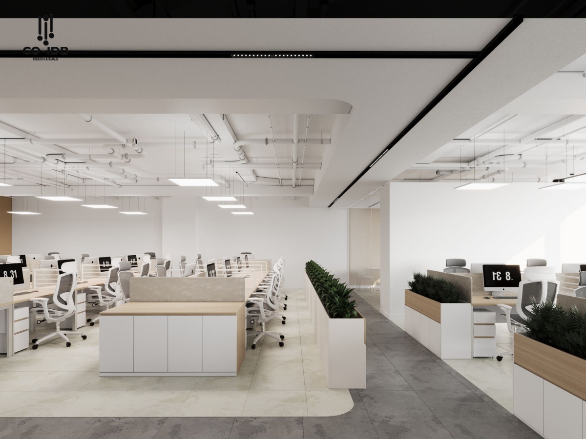 Không gian rộng nên sử dụng màu có độ bão hòa thấp