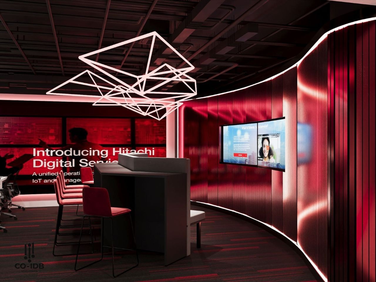 Màu đỏ có độ bão hoà cao kích thích sự sáng tạo và năng động