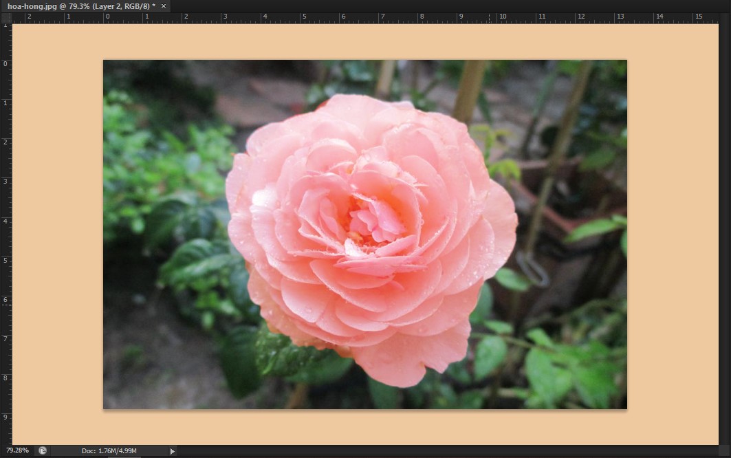 Sử dụng Color Balance để đổi màu trong Photoshop bước 6