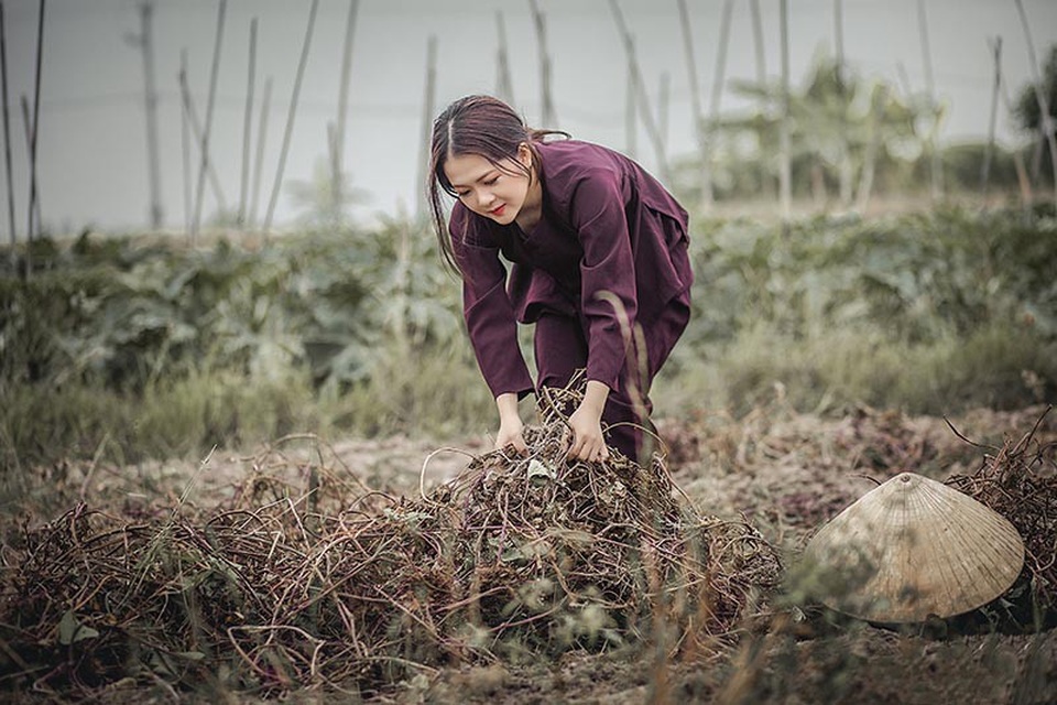 Xao xuyến vẻ đẹp của người con gái thôn quê - 11