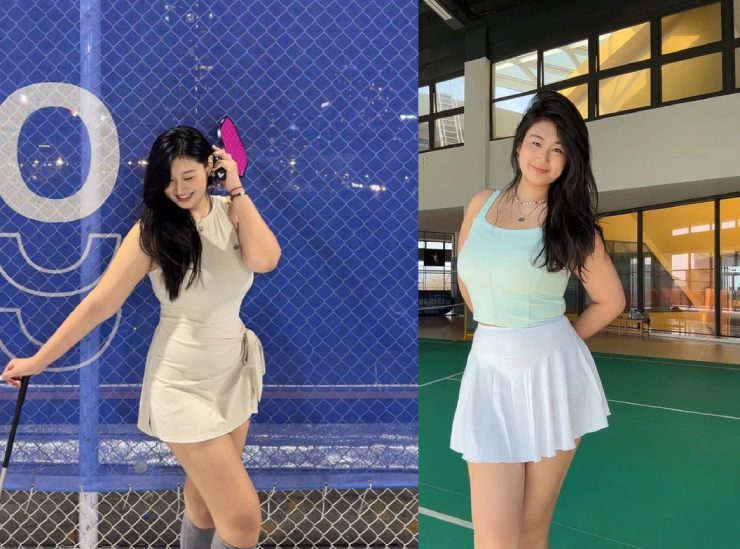 Người đẹp 80kg mặc áo bó sát, váy ngắn chơi pickleball đáp trả mạnh mẽ khi bị chỉ trích - 3