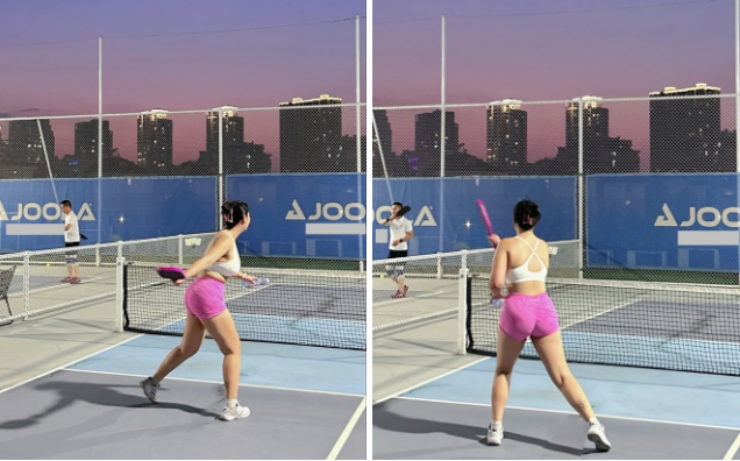 Người đẹp 80kg mặc áo bó sát, váy ngắn chơi pickleball đáp trả mạnh mẽ khi bị chỉ trích - 4