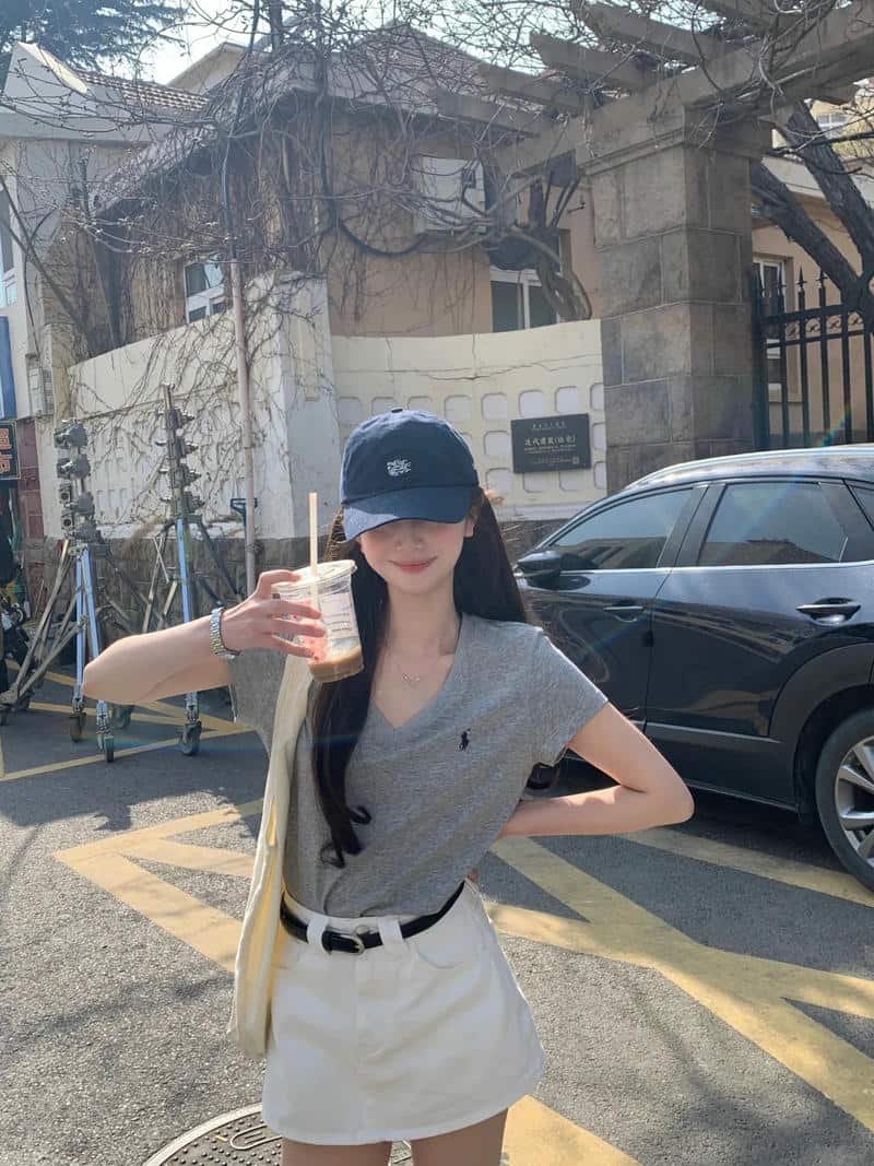 gái xinh hàn váy ngắn cực đẹp mê