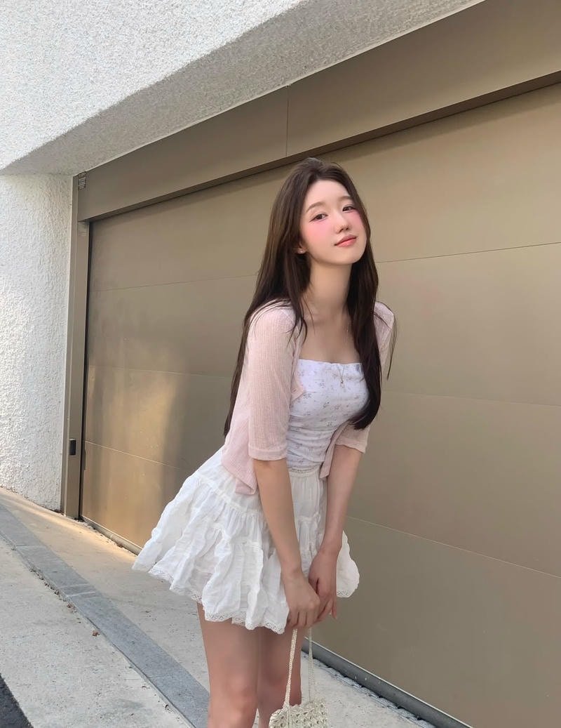 gái xinh hàn váy ngắn cực hot