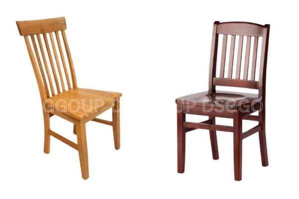 Mẫu 2 ghế tựa lưng gỗ theo phong cách cổ điển