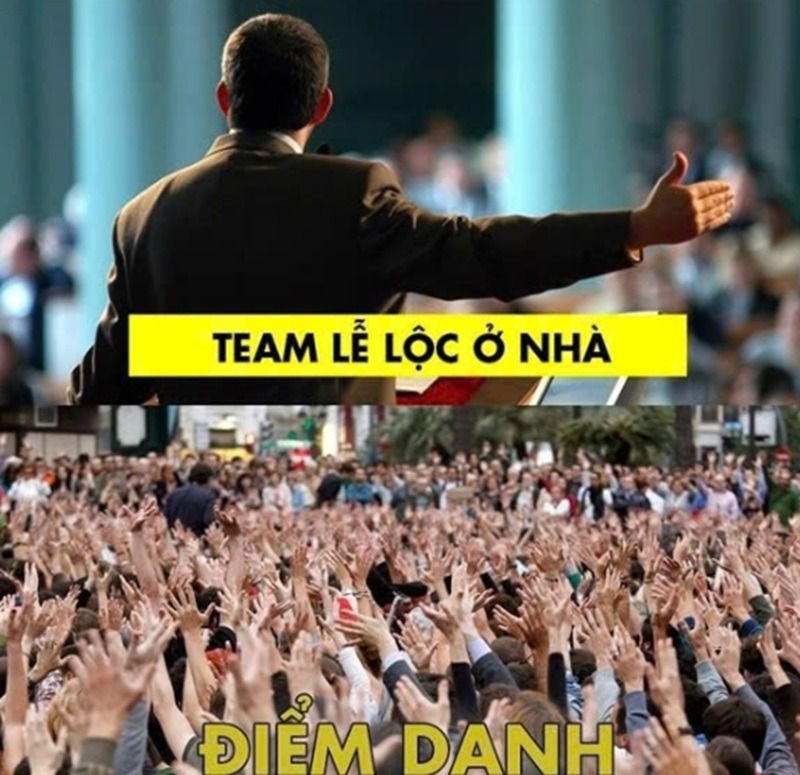 Hình ảnh meme giơ tay theo hành động cụ thể