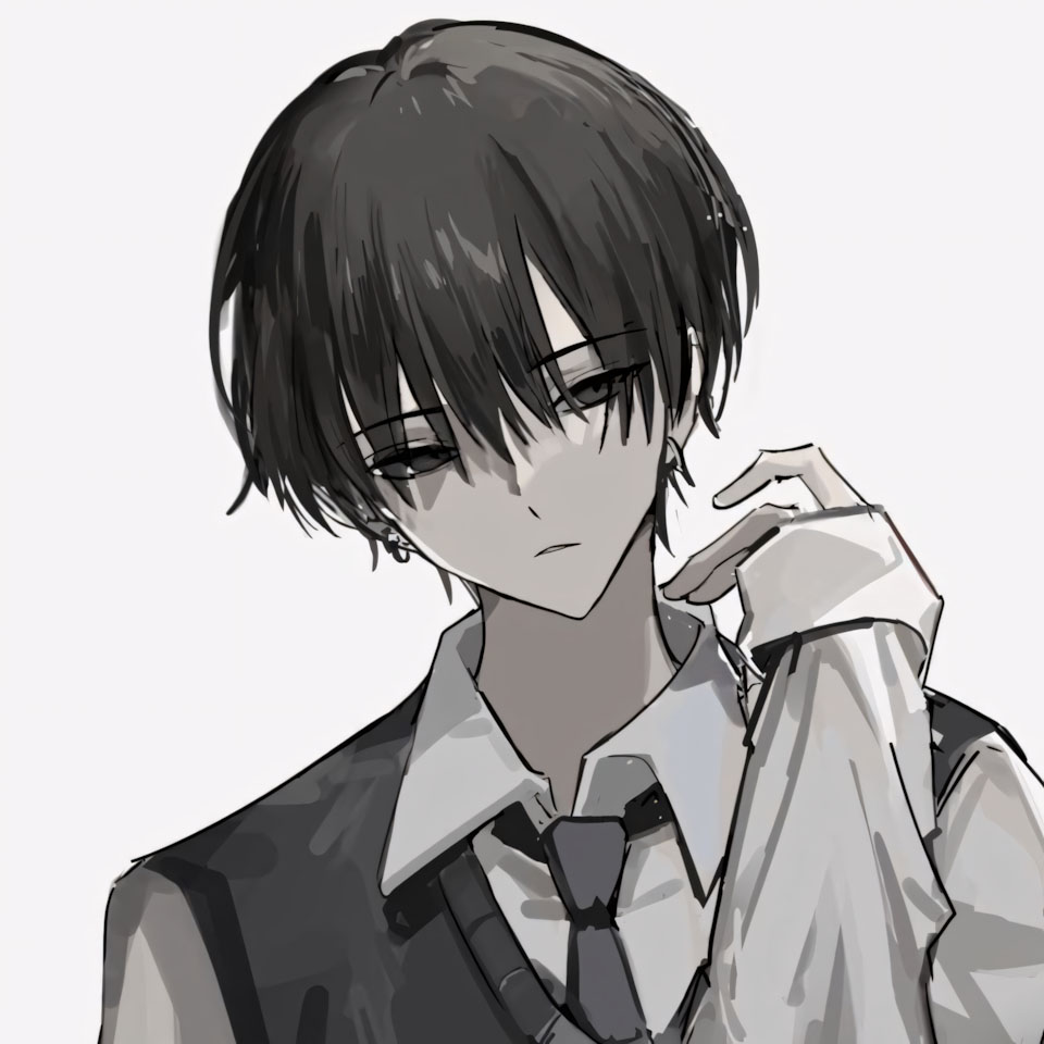 anh anime trang den ngau buon 960px 960px avatar 15