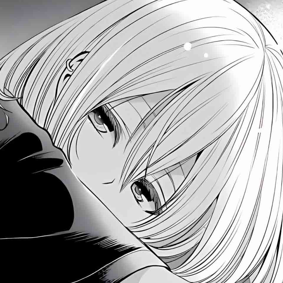 anh anime trang den buon 960px 960px avatar 16