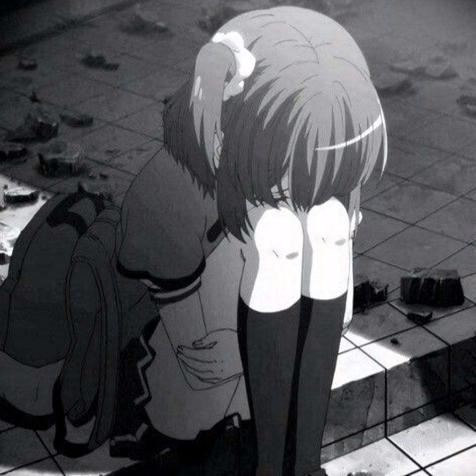 anh anime buon avatar den trang 960px 960px avatar 7