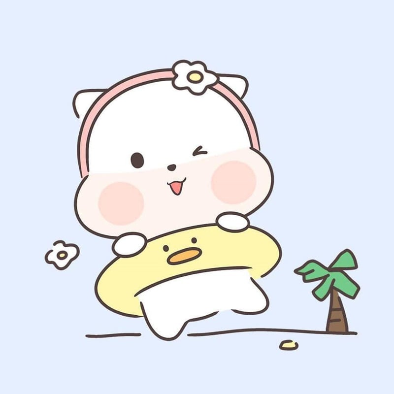 avatar đẹp phong cách chibi đáng yêu