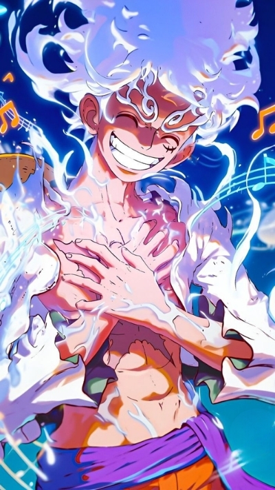 Ảnh nền Luffy Gear 5 đỉnh cao 4K