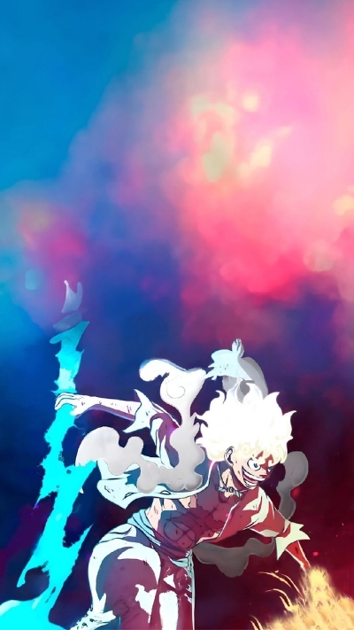 Ảnh nền Luffy Gear 5 hoành tráng cực ngầu