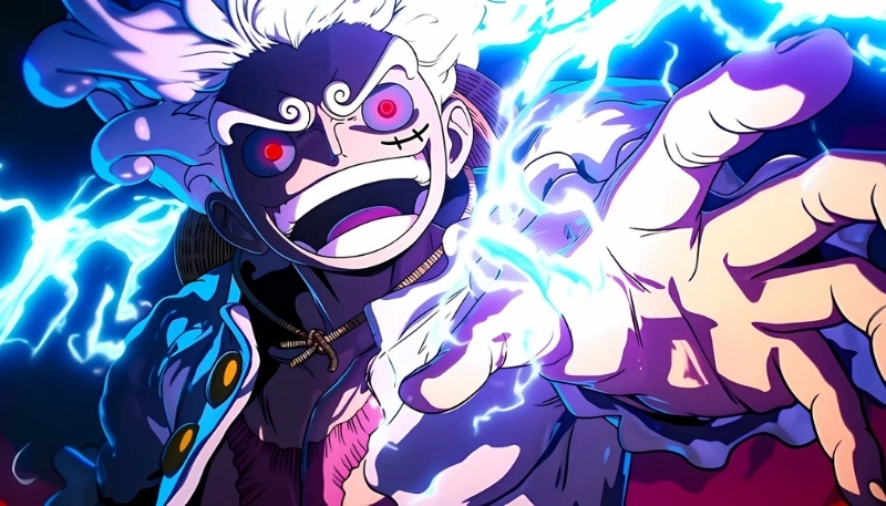 Hình nền Luffy Gear 5 siêu ngầu 4K