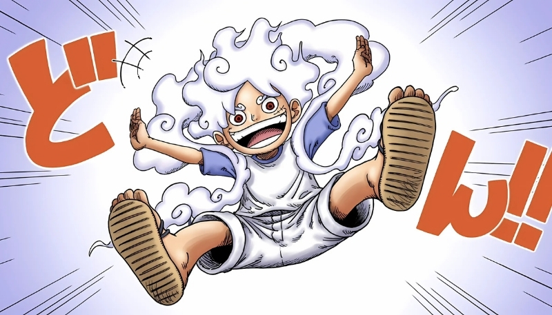 Ảnh Luffy Gear 5 chibi dễ thương Full HD